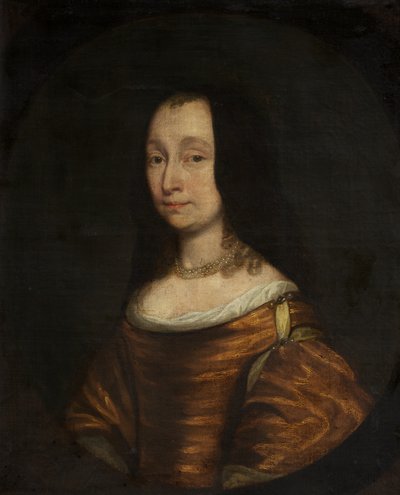 Portret van Elizabeth Creswicke door British School