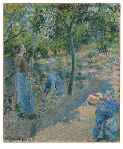 Appels Plukken door Camille Jacob Pissarro