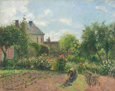 De Tuin van de Kunstenaar in Eragny door Camille Pissarro