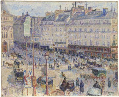 De Place du Havre, Parijs door Camille Pissarro