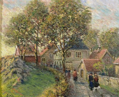 Herfst in Drobak door Carl Edvard Diriks