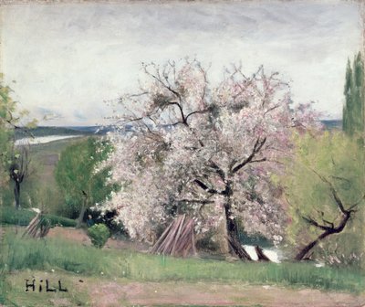 Fruitboom in Bloei, Bois-le-Roi door Carl Fredrik Hill