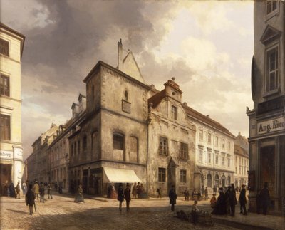 Oude Stadhuis van Berlijn, 1867 door Carl Graeb