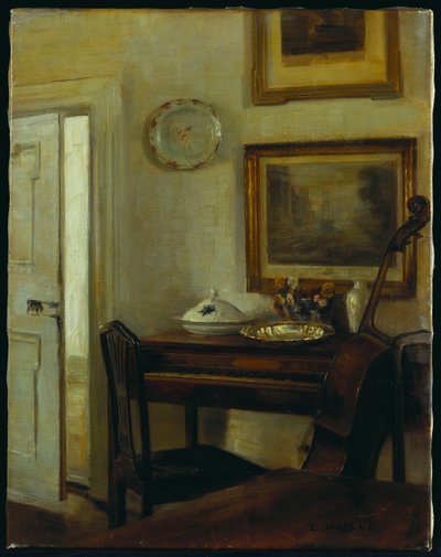 De muziekkamer door Carl Holsoe