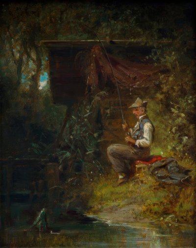 De Visser door Carl Spitzweg