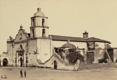 Missie, San Luis Rey de Francia door Carleton Watkins