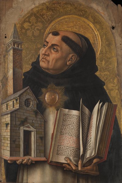 Sint Thomas van Aquino door Carlo Crivelli