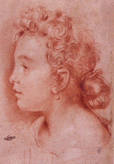 Portret van Faustina Maratti door Carlo Maratta