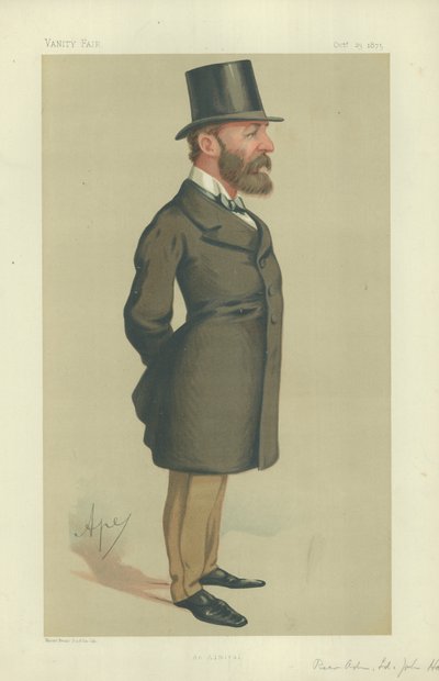 Vice-admiraal Lord John Hay door Carlo Pellegrini