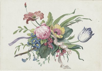 Bloemstuk door Catharina Wilhelmina Schweickhardt