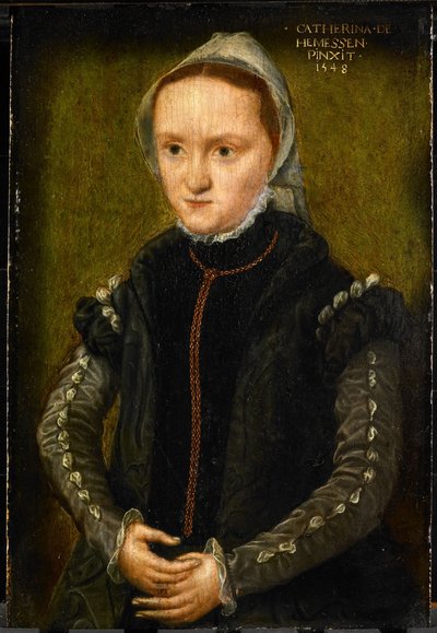 Zelfportret, 1548 door Catharina van Hemessen