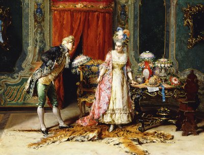 Bloemen voor haar edelvrouw door Cesare Auguste Detti