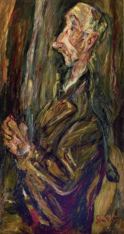 Man in gebed door Chaim Soutine