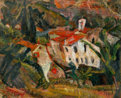 Landschap in Céret door Chaim Soutine