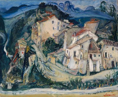 Uitzicht op Cagnes door Chaim Soutine