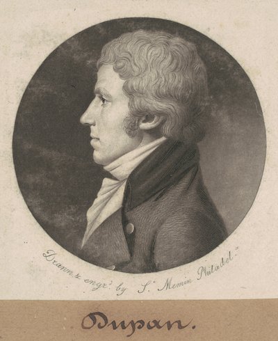 Dupan door Charles B. J. Févret de Saint Mémin