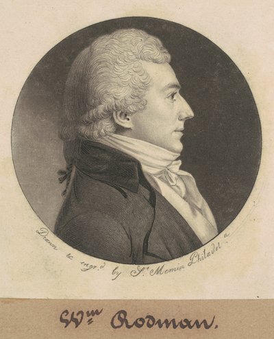 John Rodman door Charles B. J. Févret de Saint Mémin