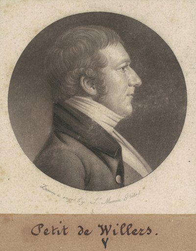 de Villers door Charles B. J. Févret de Saint Mémin