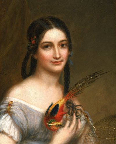 Miss Satterlee, ca. 1830-1839 door Charles Bird King