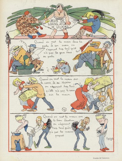 Illustratie voor Le Rire door Charles Emile Egli