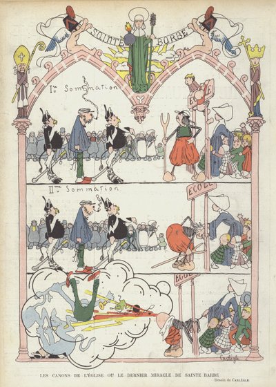 Illustratie voor Le Rire door Charles Emile Egli