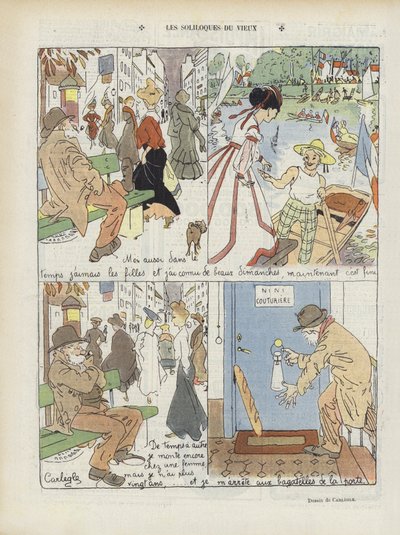 Illustratie voor Le Rire door Charles Emile Egli