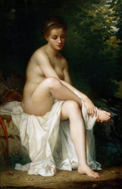 Nimf Ismene, 1878 door Charles Landelle