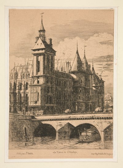 De toren van L door Charles Meryon