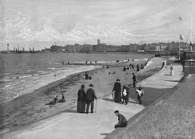 Margate, vanaf Royal Crescent, ca. 1896 door Chester Vaughan