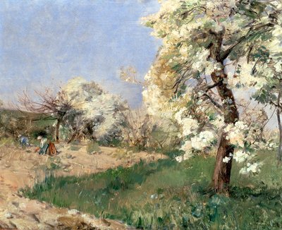 Perenbloesems, Villiers-de-Bel door Childe Frederick Hassam