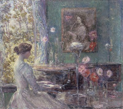 Improvisatie, 1899 door Childe Hassam