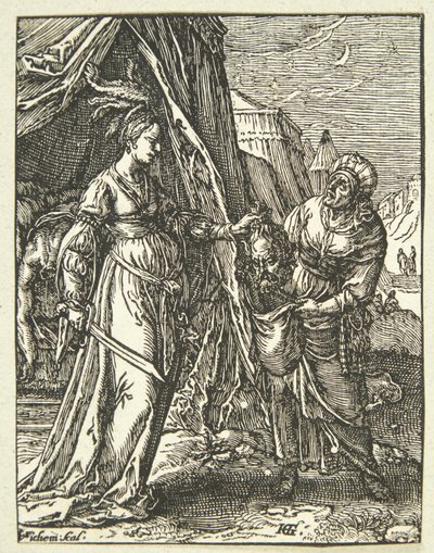 Judith met het hoofd van Holofernes door Christoffel van