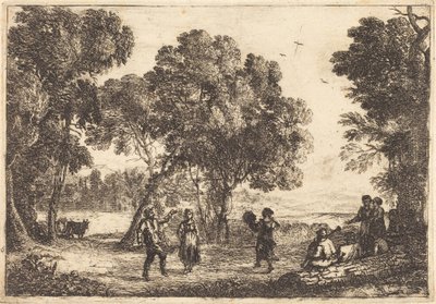 Dans Onder de Bomen door Claude Lorrain