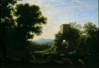 Pastoraal Landschap door Claude Lorrain