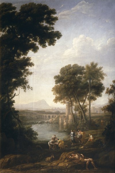 De vondst van Mozes door Claude Lorrain