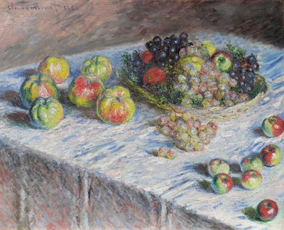 Appels en Druiven door Claude Monet