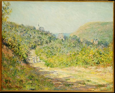 Aux Petites Dalles, 1884 door Claude Monet