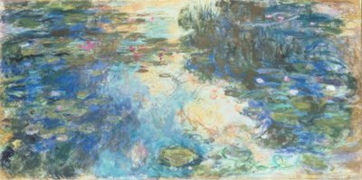 De vijver met waterlelies door Claude Monet