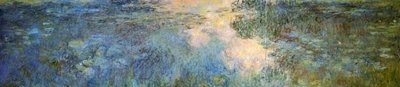 Vijver met waterlelies door Claude Monet