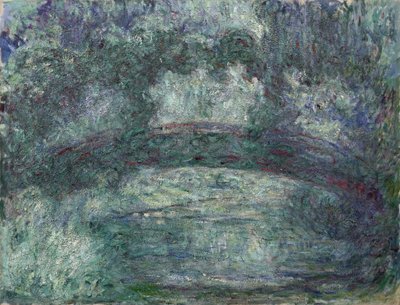 De Japanse Brug door Claude Monet