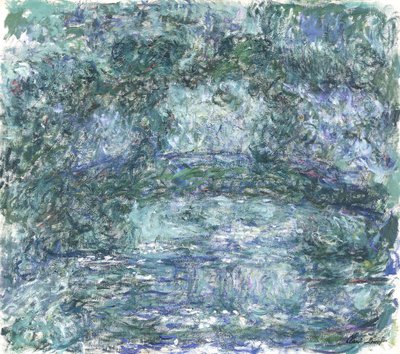 De Japanse Brug; Le Pont Japonais, ca. 1918-1924 door Claude Monet