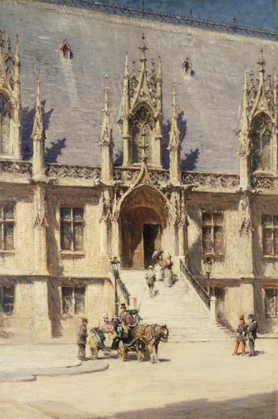 Brugge, België door Colin Campbell Cooper