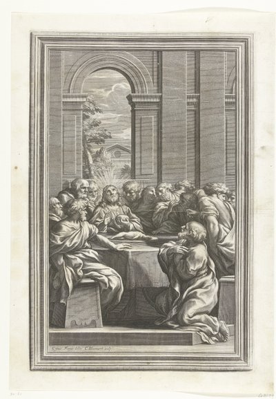 Laatste Avondmaal door Cornelis Bloemaert (II)