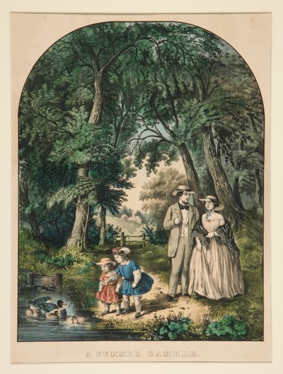 Een Zomerwandeling door Currier and Ives