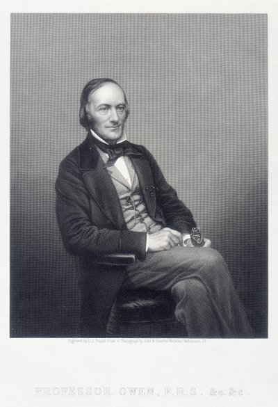 Sir Richard Owen, Engelse zoöloog, ca. 1860 door Daniel John Pound