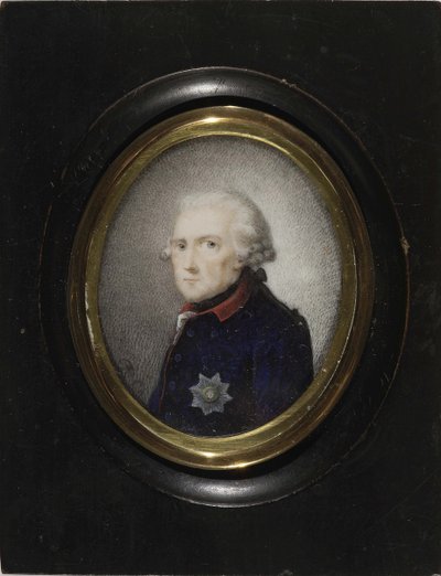 Frederik II van Pruisen, ca. 1785 door Daniel Nikolaus Chodowiecki