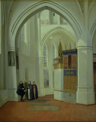 Het koor van de kerk van Assens door Dankvart Dreyer