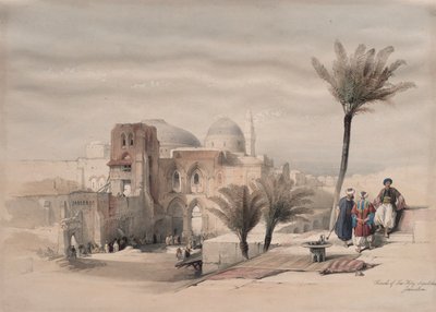 Kerk van het Heilig Graf, Jeruzalem, 1839 door David Roberts