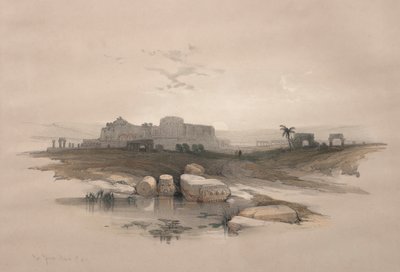 Eleutheropolis of het moderne Beit-Jibrin, 1839 door David Roberts