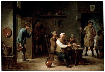 In een Herberg, 1640s door David Teniers the Younger